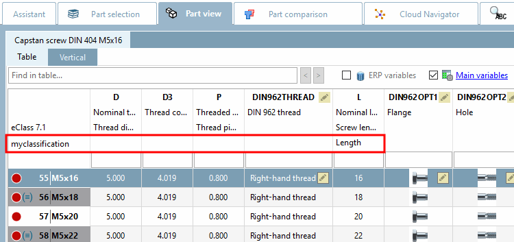 Class variables in PARTdataManager