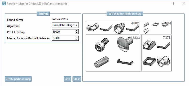 Create partition map