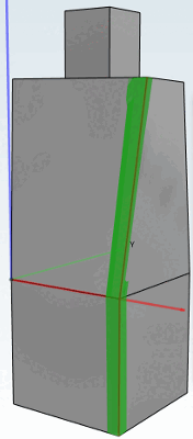 Tangent continuous visible in blend preview