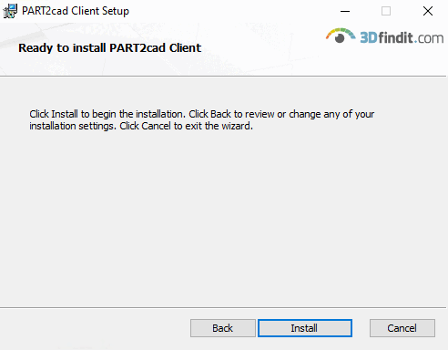 Start installation