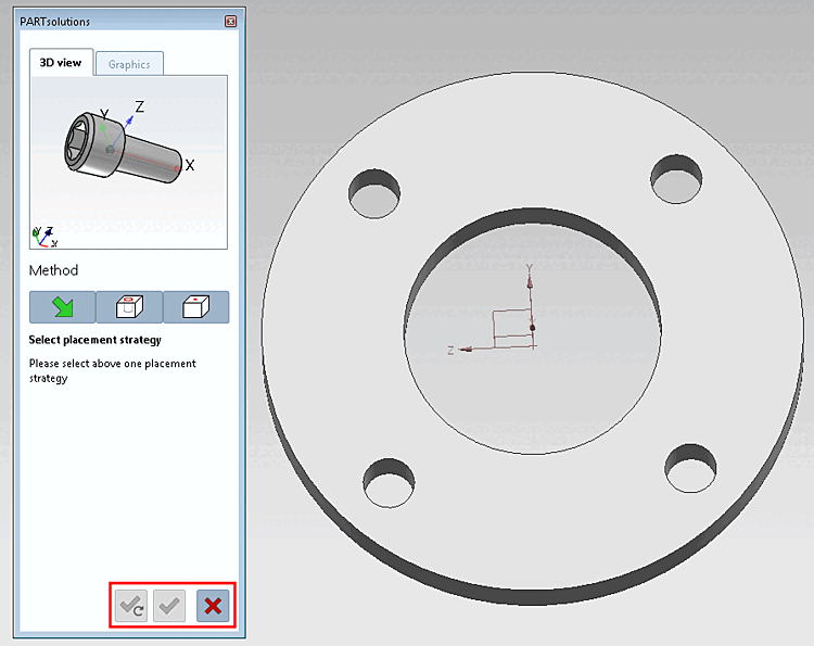 Use the buttons below to confirm the Placements are still inactive. By clicking on you can change the placement action abort.
