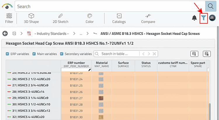 "Preferred rows on" - Rows without ERP number are not visible