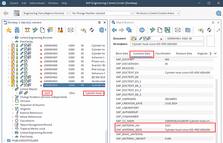 Example Material: Customer Data