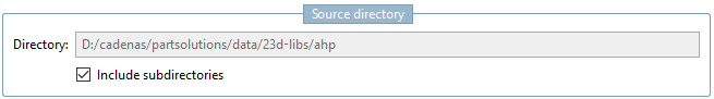 Source directory