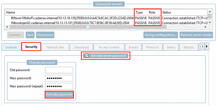 Enhanced status lights (example 1)