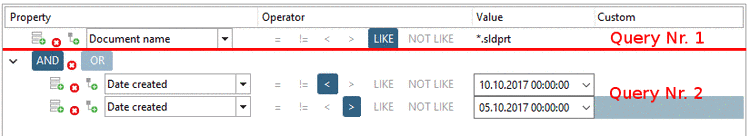 Example: Tabbed page "Windows"