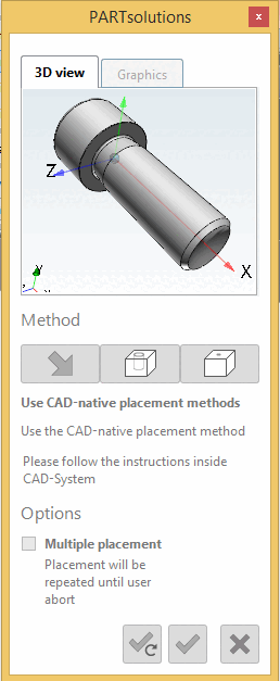 1. Select procedure [1. Select method]: after selection with "Repeat" checkbox