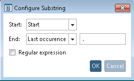 Configure substring [Substring]