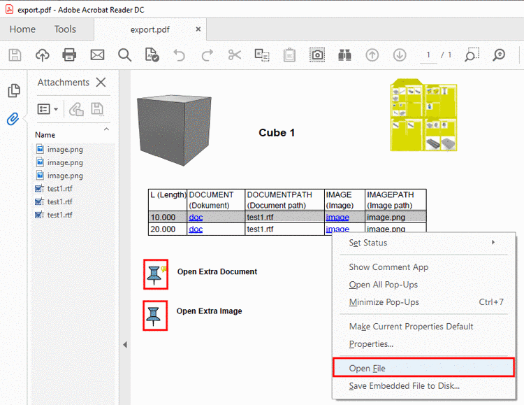 Documents attached in PDF