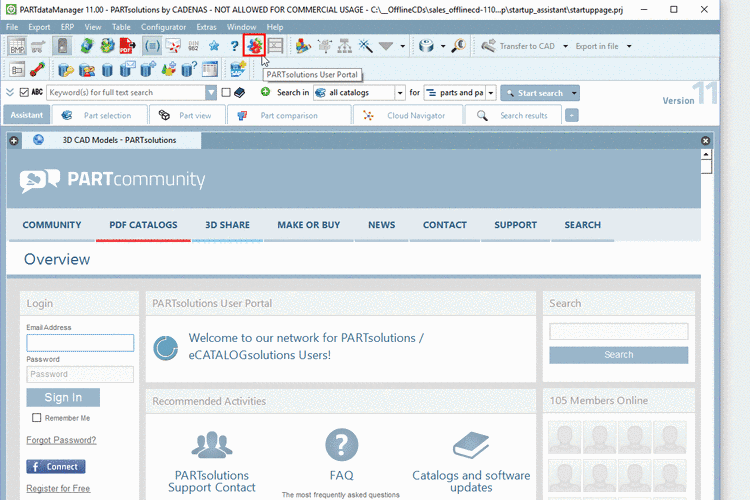 Markup with green bar