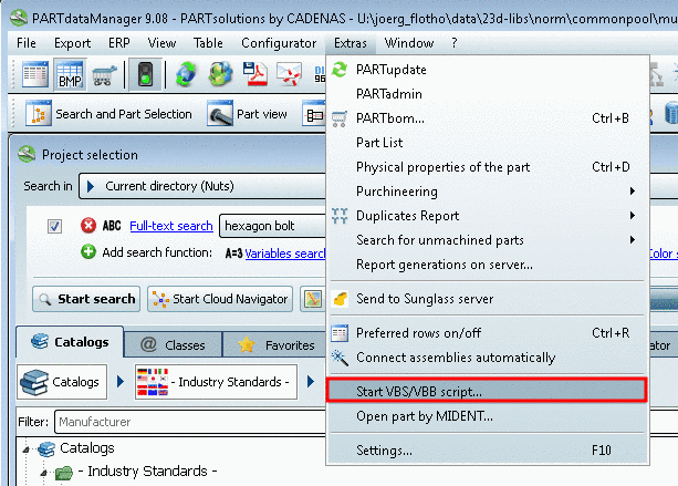 Start VBS/VBB script...