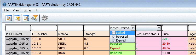 Part comparison Tabular Compare 3D comparison3D comparison