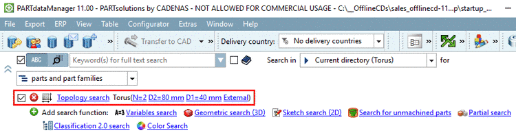 Call "Topology search"