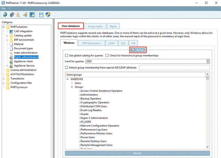 Rights administration