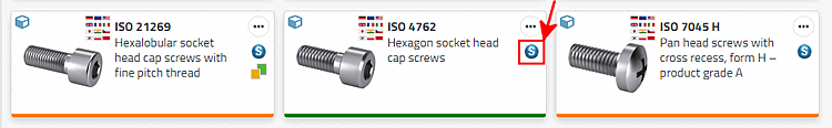 Example: Icon Standard classification