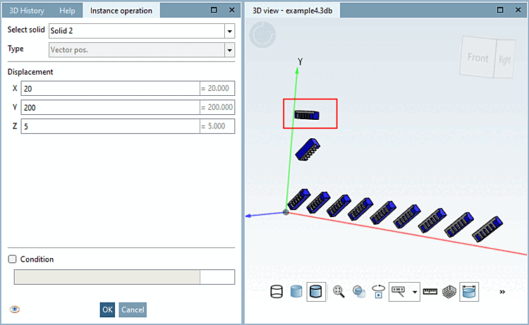 Vector positioning