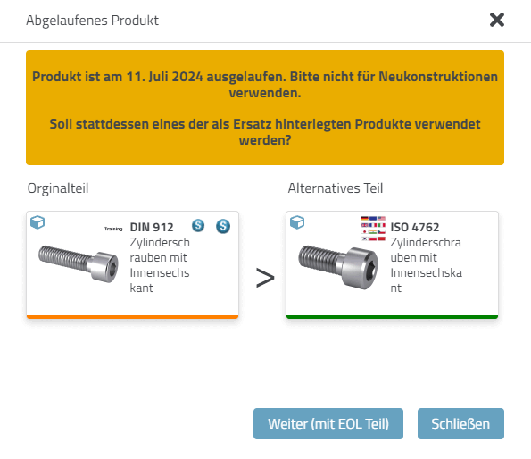 EOL dialog