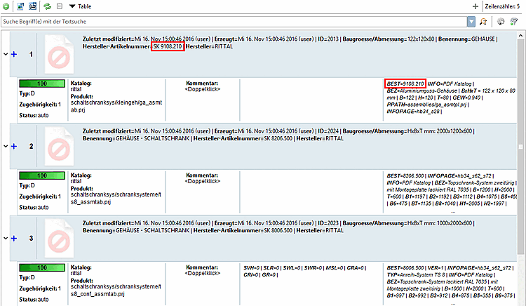 Since "SK" is removed by the regular expression, the link can be created.