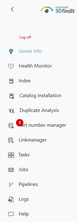 Without read access, the navigation menu shows "Part Number Manager" immediately after "Duplicate Analysis" [1].