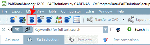 PARTdataManager -> Launch PARTlinkManager