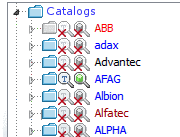 Index administration at the client computer and/or in user mode