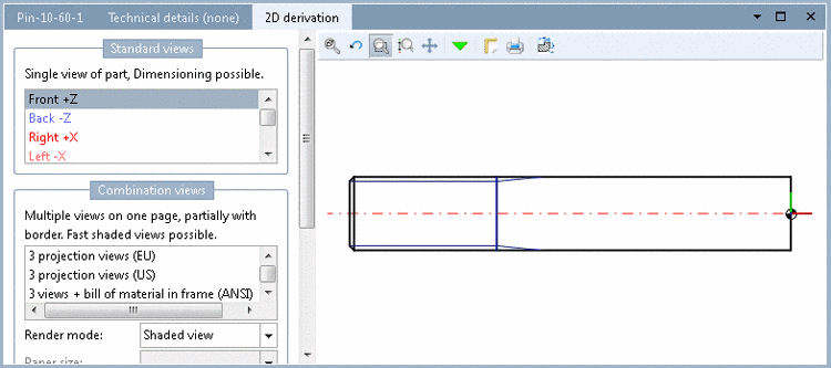 Thread lines as cosmetic element in blue color