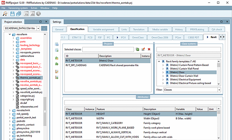 Example: Assign "(Metric) Door"