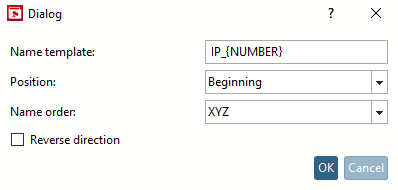 Name template