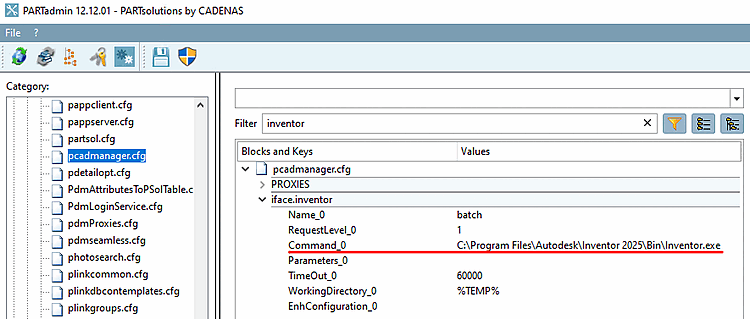 Example for Inventor