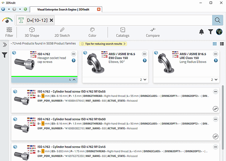 3Dfindit: Set range in brackets