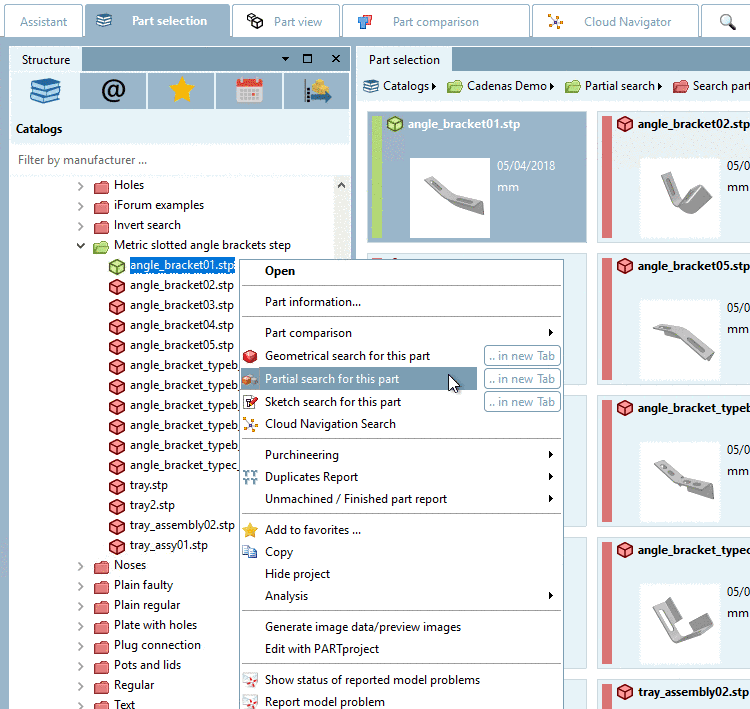 Select drilled holes