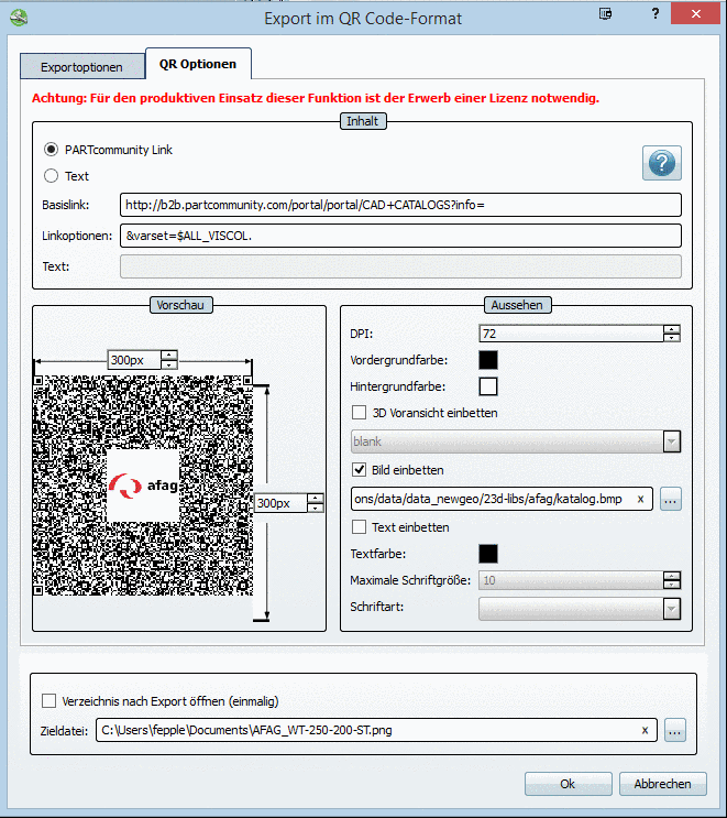 Definition of the functional structure with the help of an example. Real connections are integrated in the functional structure.