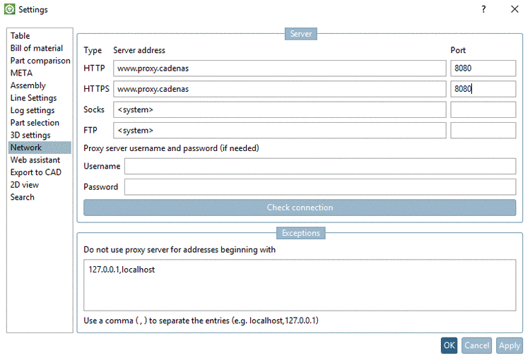 Preferences, Network