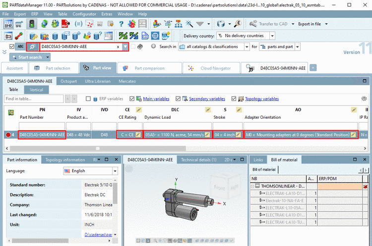 Variable description in front - Variable behind