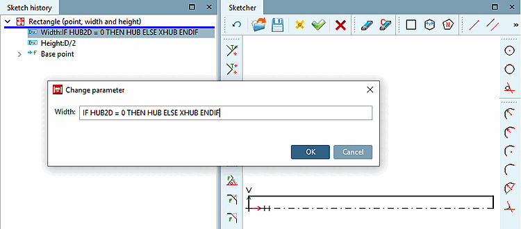 Field entry with IF condition