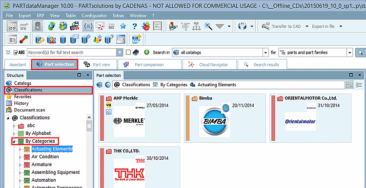 Classification: By category