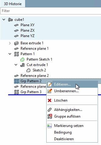 Grp Pattern -> Edit [Edit...]..