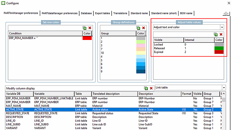 Selection "ACTIVE_STATE"