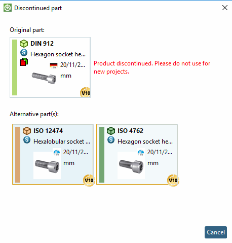 ALLOW_OLD = 0: Button "Open" is hidden