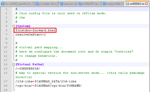 Ini file